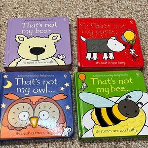 Usborne Touchy-Feely Books Set - That’s Not My Bear, Dog, Owl and Bee